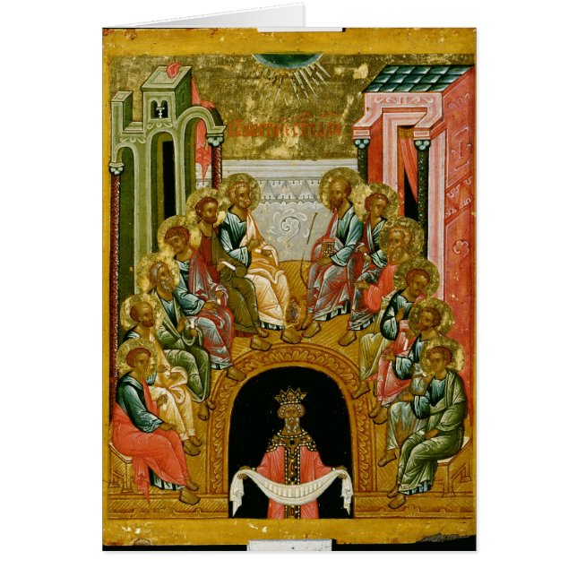 Cartão A descida do Espírito Santo (Frente)