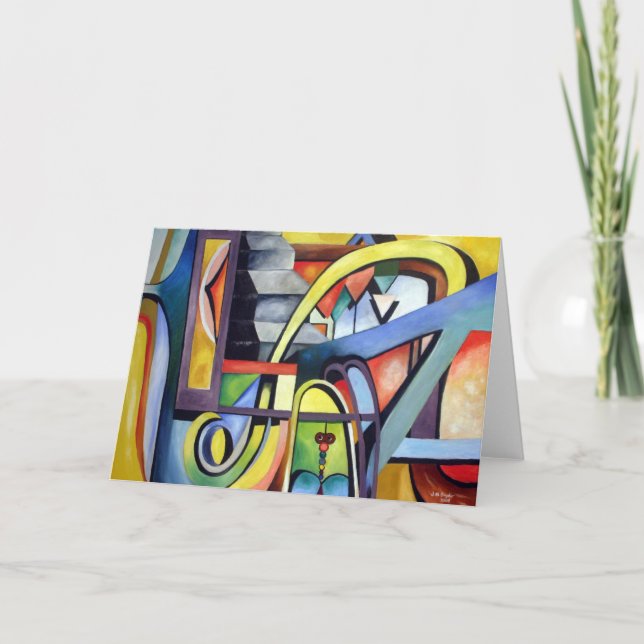 Cartão A descoberta - notecard vazio (Frente)