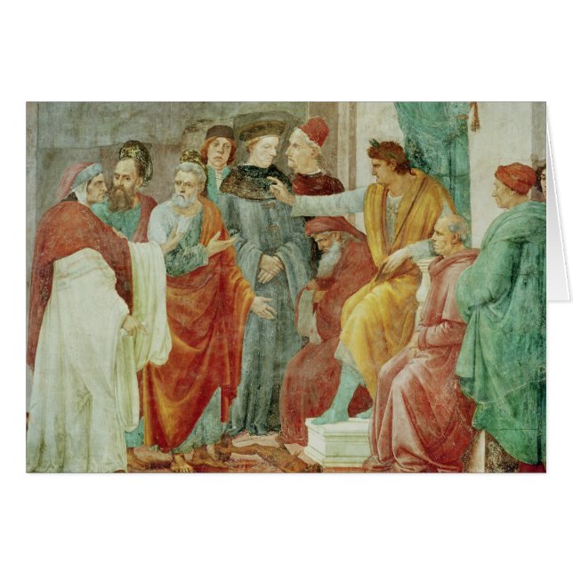 Cartão A disputa com Simon Mago (Frente Horizontal)