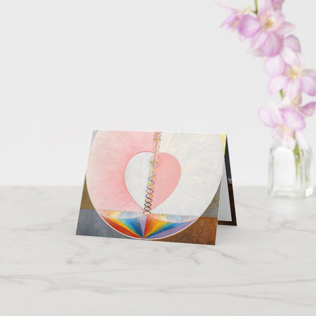 Cartão A Dove de Hilma af Klint (Orquídea)