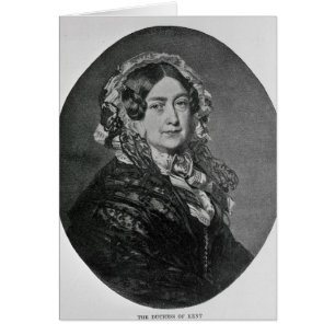 Cartão A duquesa de Kent