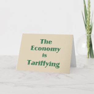 Cartão A economia está tarifando