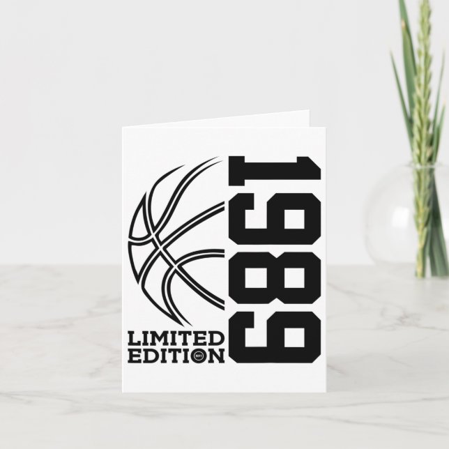 Cartão &# a edição limitada de aniversário de 1989 (Frente)