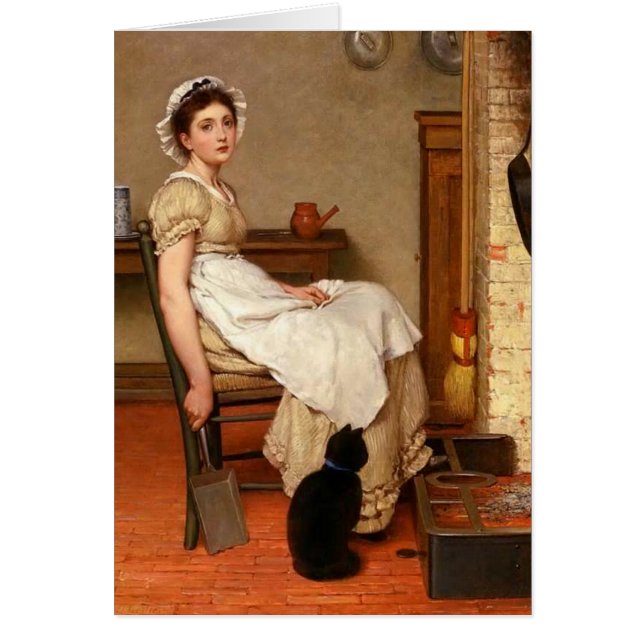 Cartão A empregada doméstica nova (Frente)