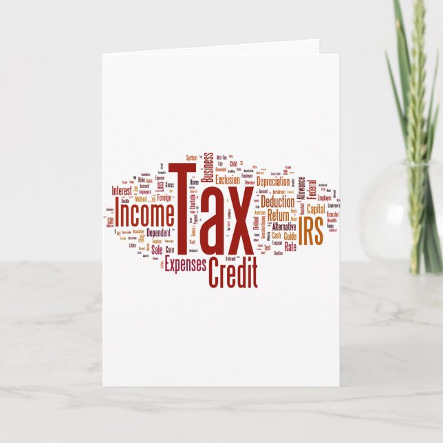 Cartão A época fiscal chegou (Frente)