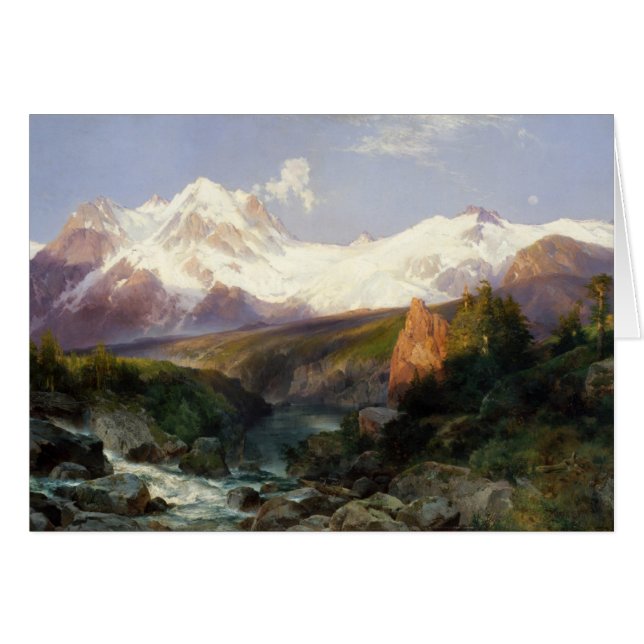 Cartão A escala de Teton (Frente Horizontal)