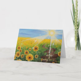 Cartão A Esperança guia o meu caminho