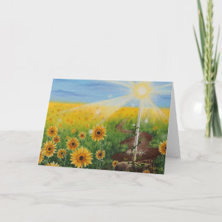 Cartão A Esperança guia o meu caminho