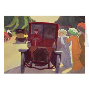 Cartão A estrada com Acácia, 1908