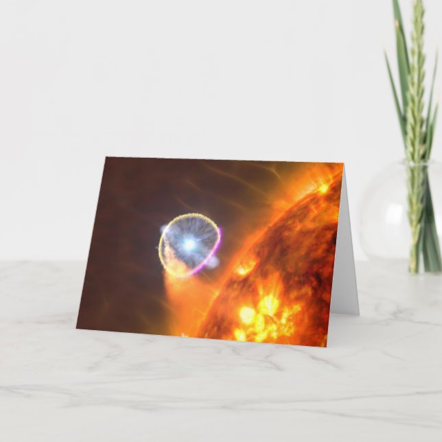 Cartão A Estrela Anã Branca Em Cygni V407 (Frente)