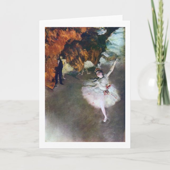 Cartão A Estrela, Ballerina, Edgar Degas, 1878 (Frente)