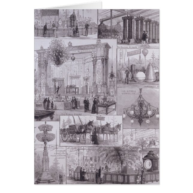 Cartão A exposição elétrica internacional (Frente)