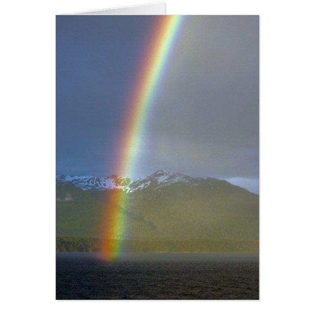 Cartão A extremidade do arco-íris (Frente)