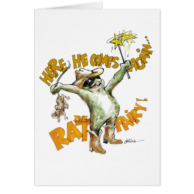 Cartão A fada do rato (Frente)