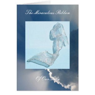 Cartão A Faixa Miraculosa de Nossa Senhora