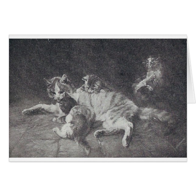 Cartão A Família Cat (Frente Horizontal)