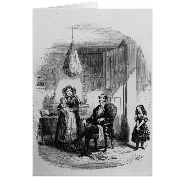 Cartão A família de Dombey (Frente)