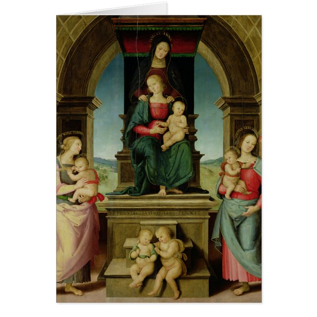 Cartão A família de St Anne, c.1507 (Frente)