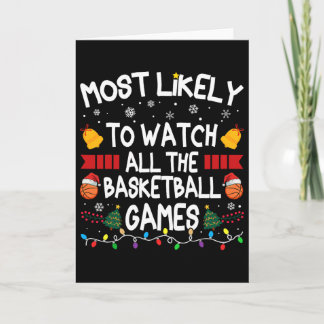 Cartão A Família Natal Provavelmente Assiste A Todos Os E