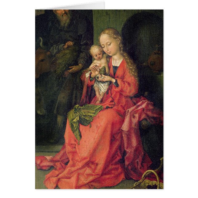 Cartão A família santamente, c.1480-90 (Frente)