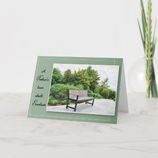 Cartão A Father's Love Shall Everlast - Sympathy Card