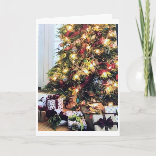 CARTÃO ****A FELICIDADE DO TEMPO DE NATAL**** (Frente)