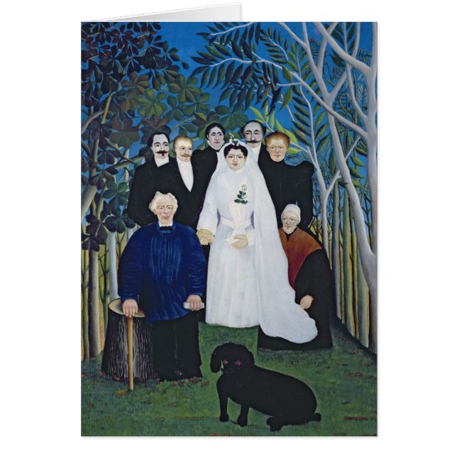 Cartão A festa de casamento, c.1905 (Frente)