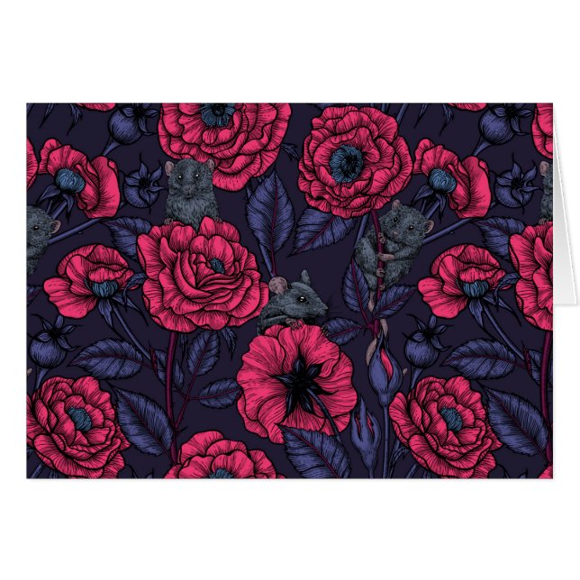 Cartão A festa dos ratos (Frente Horizontal)