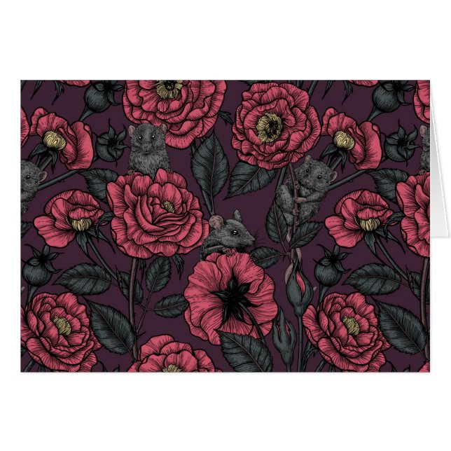 Cartão A festa dos ratos (Frente Horizontal)