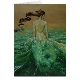 Cartão A filha bonita do Taniwha