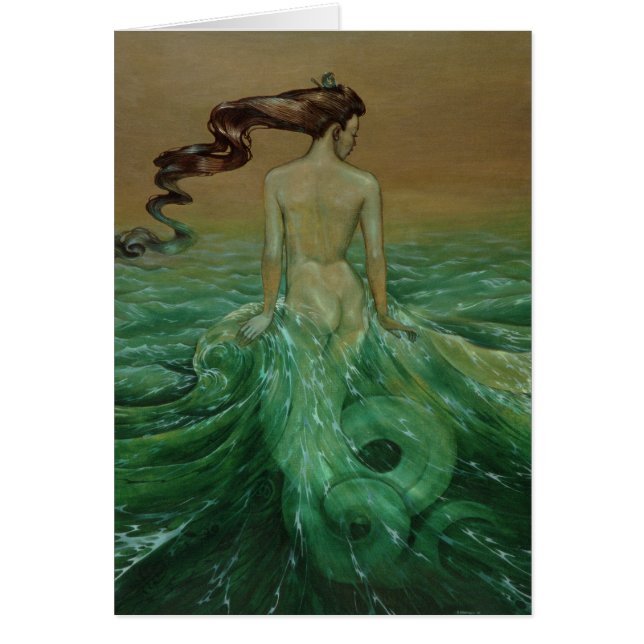 Cartão A filha bonita do Taniwha (Frente)