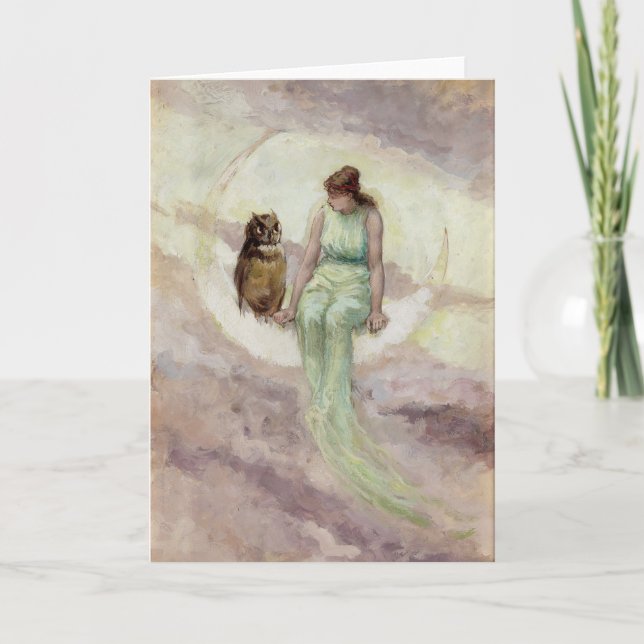 Cartão A Filha da Bruxa | Frederick Stuart Church (Frente)