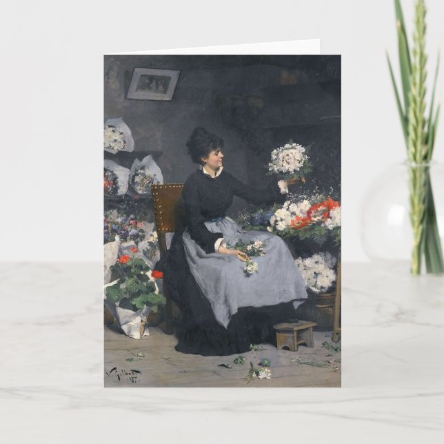 Cartão A Flor Merchant | Victor Gabriel Gilbert (Frente)