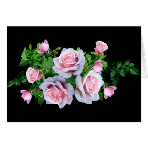 Cartão A florescência cor-de-rosa aumentou