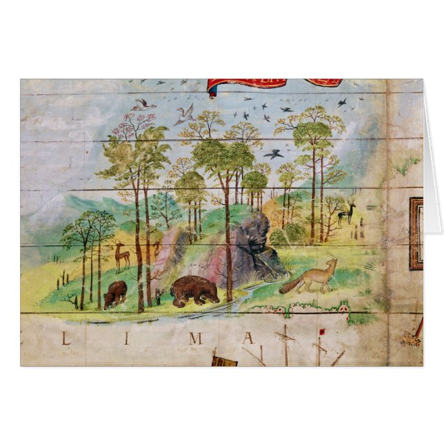 Cartão A floresta canadense (Frente Horizontal)