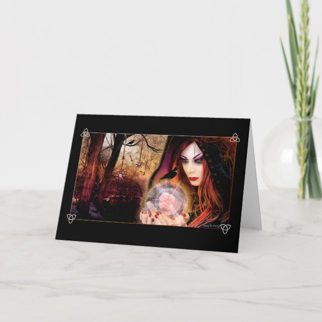 Cartão A Floresta Mágica - Placa de Nota de Vazio Mágico (Frente)