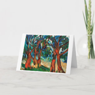 Cartão A Floresta   Maurice de Vlaminck  