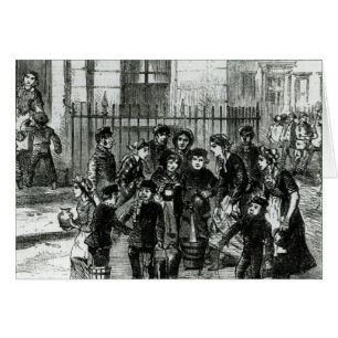 Cartão A fonte de água