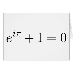 Cartão A fórmula de Euler