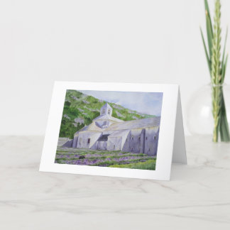 Cartão A friar at work