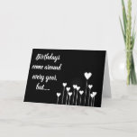 CARTÃO A FRIEND LIKE YOU COMES AROUND ONCE BIRTHDAY CARD<br><div class="desc">WHAT A ****A SPECIAL CARD FROM YOU**** TO GIVE TO THE VERY **SPECIAL FRIEND** IN YOUR LIFE ON HIS OR HER "BIRTHDAY" AND IF HE OR SHE DID NOT KNOW HOW YOU FEEL,  THEY SURE WILL NOW,  RIGHT?</div>