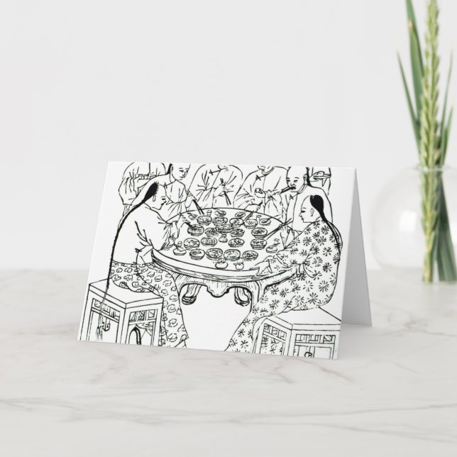 Cartão A Friendly Meal (Frente)