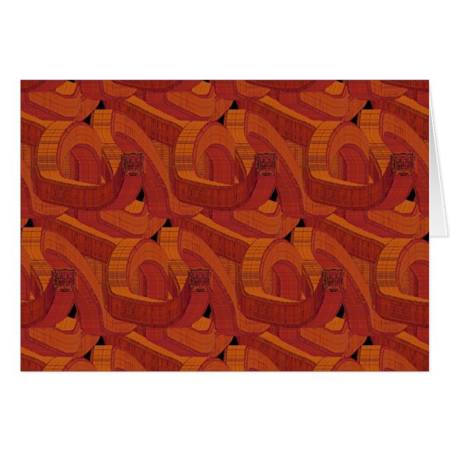 Cartão a fuga do caracol - brilhante (Frente Horizontal)