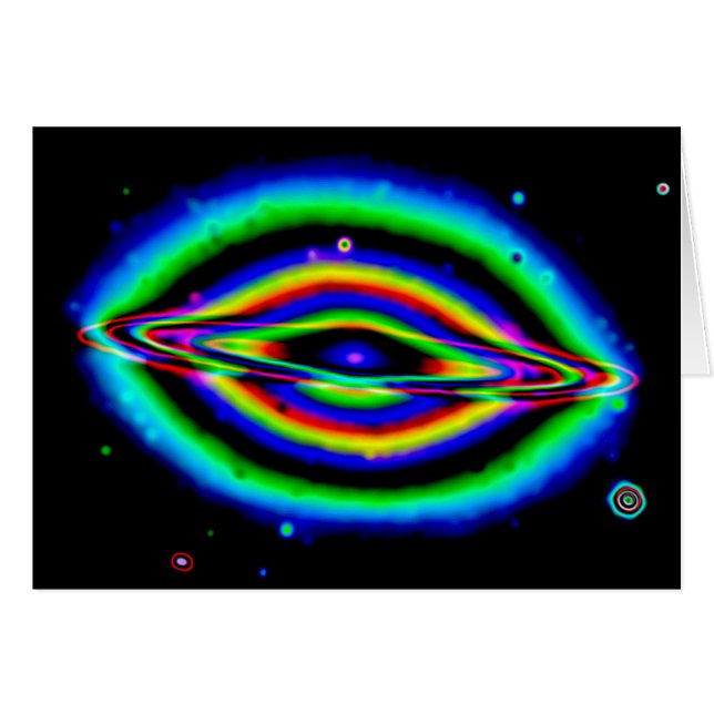 Cartão A Galáxia Sombrero (Frente Horizontal)