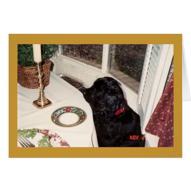 Cartão a galinha grande da parte o (Frente horizontal)