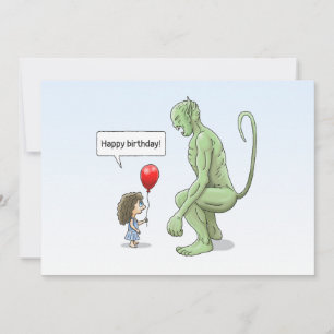 Cartão A Garota e o Goblin