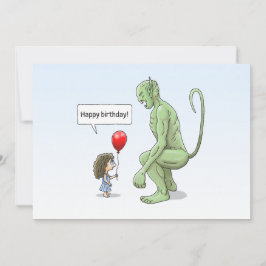 Cartão A Garota e o Goblin