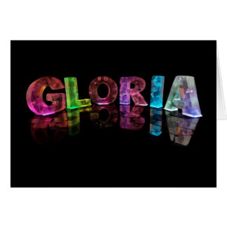 Cartão A Gloria conhecida em 3D ilumina-se (a fotografia)