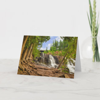 Cartão A gorgeous waterfall photo greeting card.