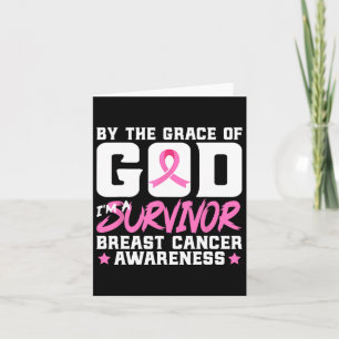 Cartão A Graça Deus, sou um Cancer de mama sobrevivente.